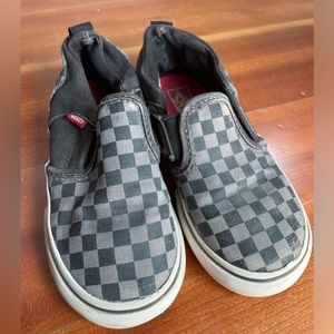 Vans - checkered slides